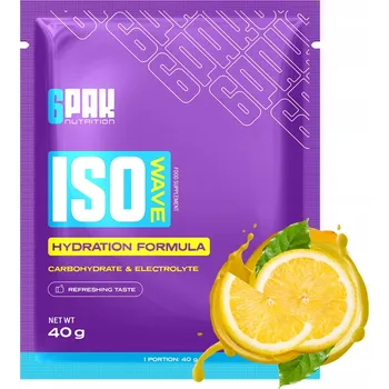 Isotonic prášek BALENÍ 6 KUSŮ Nutrition Iso Wave 40g BALENÍ 6 KUSŮ citronová příchuť 40 g 1 ks