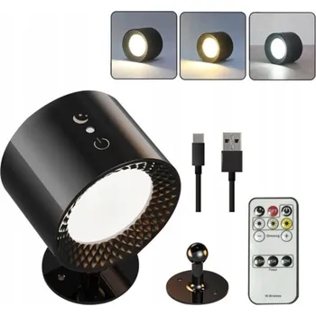 Nástěnné svítidlo LED nástěnné svítidlo 3 Magnetické Nastavitelné 360° Bezdrátové