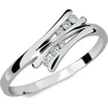 Dámský prsten přírodní diamant 0.075 ct DF1950 velikost 60