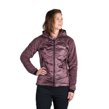 Dámská větrovka Northfinder Dámská hybridní outdoorová bunda TAMMI, plum, XL