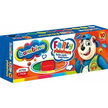 Výtvarná barva Plakátové barvy Bambino 10 ks x 20 ml