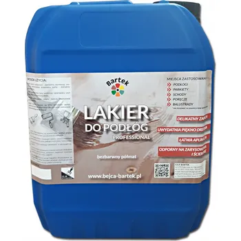 barva a nátěr na dřevo Lak na podlahy Bartek Professional bezbarvý POLOMAT 5L