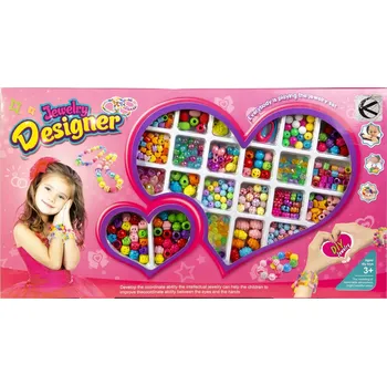 Dětské navlékací korálky Sada korálků na výrobu šperků