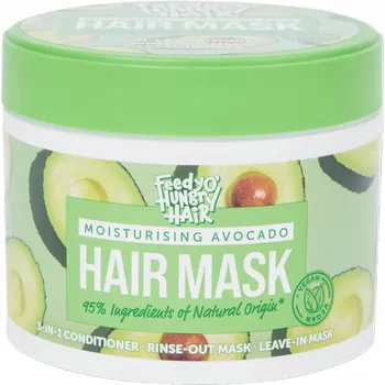 Vlasová regenerace Maska na vlasy 3v1 s bambuckým máslem a aminokyselinami - Veganská