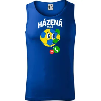 Pánské termoprádlo Karikatura házená volá - Tílko pánské Core - M ( Královská modrá )