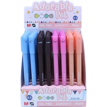 Propiska automatická modrá Happy Color