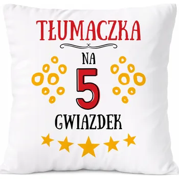 Polštář Dárek Polštář pro knihovníky s potiskem , bílý