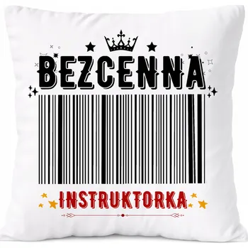 Obraz Dárek Polštář pro vizážistku s potiskem , bílý