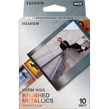 Fujifilm Instax Wide Brushed Metal Frame 10 ks Fotopapír