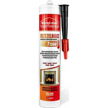 Tmel Silikon Wkręt-met černý 310 ml T1500