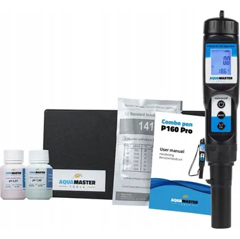 Aqua Master Tools P160 Pro Combo pen - měřič pH, EC, TDS, PPM a teploty