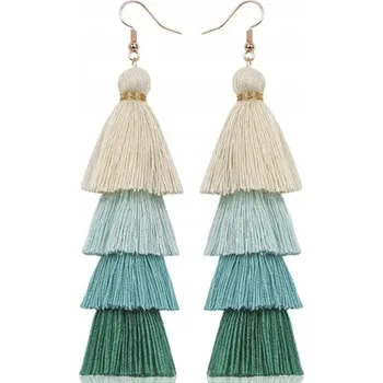 Náušnice Náušnice Quasten - Tyrkysová KP-32607