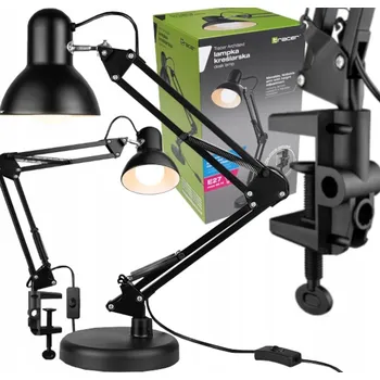 Lampička Stolní lampička Tracer Architekt černá, výkon až 40 W