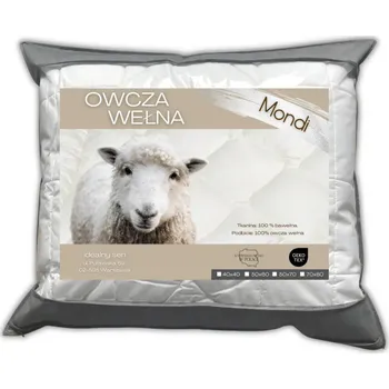Polštář SEN Polštář Vlněný z Ovčí Vlny 70x80 MONDI