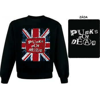 Pánská mikina Punk's Not Dead - mikina bez kapuce 2
