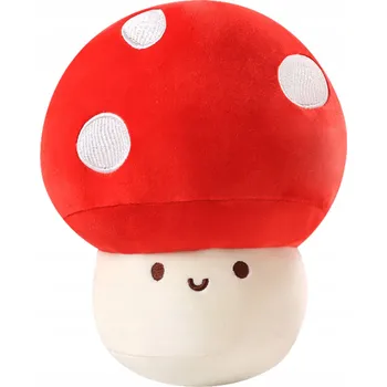 plyšák PLYŠOVÁ HRAČKA HOUBA MUCHOMŮRKA Plyšový Mazlíček Přítulníček 20CM Plyšová Plyšák Hračka Polštář