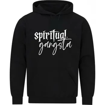 Pánská mikina Pánská mikina Spiritual Gangsta (Velikost: 5XL, Barva: Černá)