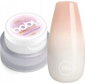 Přípravek na nehty Gel 3v1 pro zdobení nehtů Baby Boomer Artistic Gel Ombre Paint F04 „Sensual“