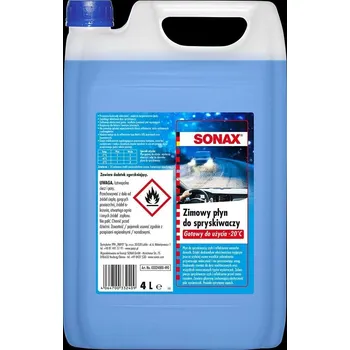 Provozní kapalina Sonax Zimní kapalina do ostřikovačů -20°C 4 l