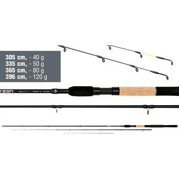 Rybářský prut Feederový prut Daiwa N'ZON Extension Feeder - 3,05 m, -40 g