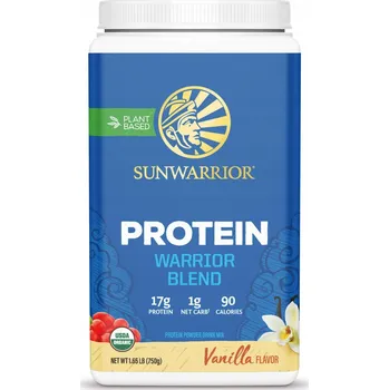 Protein Protein rostlinný protein Sunwarrior prášek 750 g vanilková příchuť