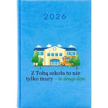 Kalendář Knižkový kalendář 2026 A5 FunnyCase modrý