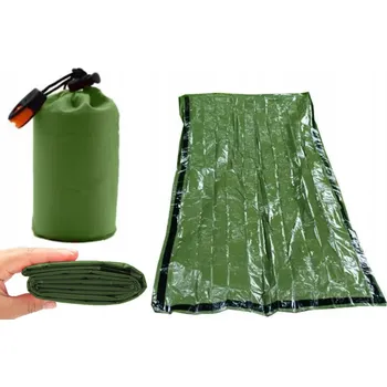 Spacák Termální záchranný spacák XL, nouzová voděodolná deka pro přežití