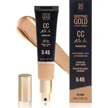 Přípravek na tvář DRIPPING GOLD CC Me In Foundation Beige 04 SPF 45