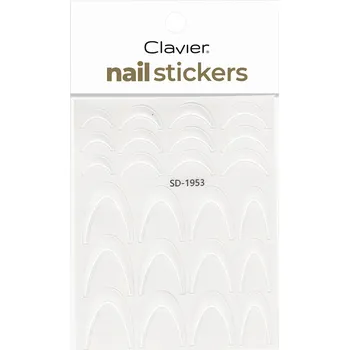 Přípravek na nehty Samolepky na Nehty Samolepící Gradient Francouzská Manikúra French Ombre