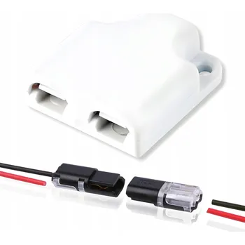 Napájecí kabel Prodlužovací Kabel Smart-Tel 0,1 m 2 ks bílý