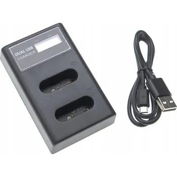 Duální nabíječka pro akumulátory Sony NP-BX1 USB s displejem