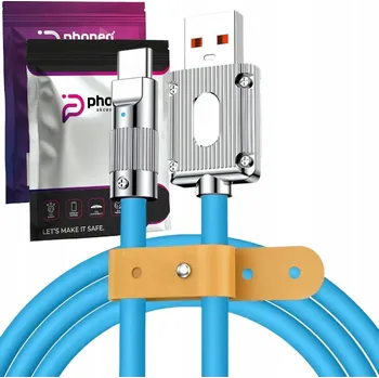 Datový kabel Kabel Phoneo USB - USB 3.1 typ C, 2 m, modrý