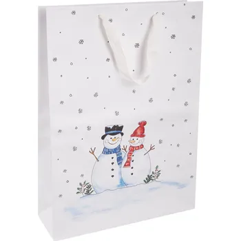 Dárková taška SNĚHULÁK 32,5x10x45,5 cm