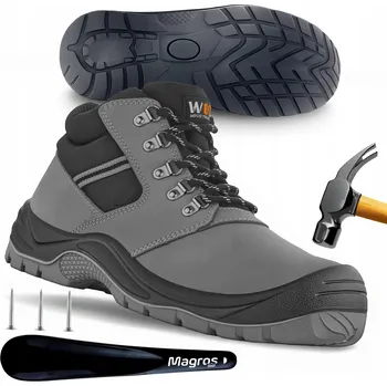 Pracovní obuv Pracovní obuv kotníková Magros 3390/S3 Ochranná obuv BOZP VM FOOTWEAR BURGAS S3 velikost 45