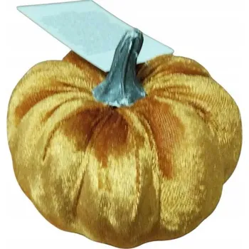 Obraz Látková dýně zlatavě oranžová 11 cm