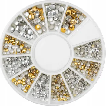 Vánoční ozdoba KOLOTOČ OZDOBA ZIRKONY KŘIŠŤÁLY NA NEHTY