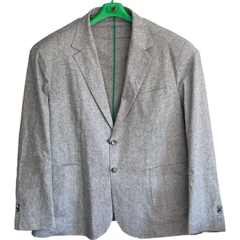 Pánské sako MAXFORT sako pánské COLONNELLO nadměrné velikosti šedá 5XL