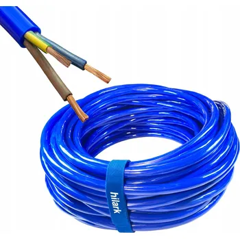 elektrický kabel Kabel POLIURETANOWÝ PUR H07BQ-F 3x1,5mm2 modrý 125m