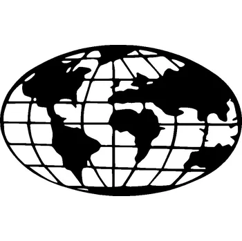 Kancelářský nábytek OBRAZ MAPA SVĚTA GLOBUS Kovová Tabule na Magnety Loft K Přišroubování