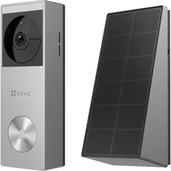 IP kamera Videozvonek se solárním panelem EZVIZ HP3 Pro 2K akumulátor, 32 GB paměť