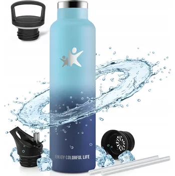 Termoska Termoska na nápoje HoneyHolly 1 l, modrá