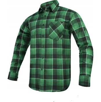 Pánská košile Flanelová košile MODAR zelená 41