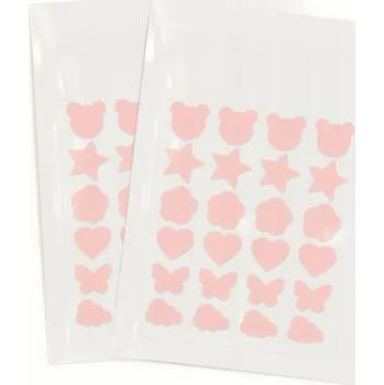 Léčba akné Náplasti na pupínky Hydrokoloidní náplasti na akné a vřídky - Růžové