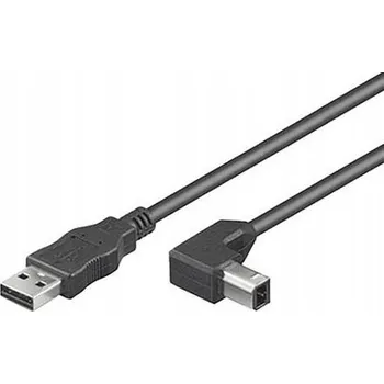 Kabel do PC Microconnect 3m USB 2.0 kabel A-B, USB A na USB B, černý