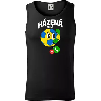 Pánská móda Karikatura házená volá - Tílko pánské Core - L ( Černá )