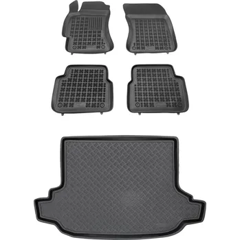 autokoberec Sada koberců a rohožka do zavazadlového prostoru pro Subaru FORESTER III 2008