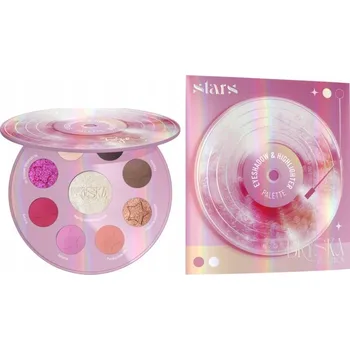 Oční stíny STARS Bryska Collection Paletka na líčení, oční stíny + rozjasňovač