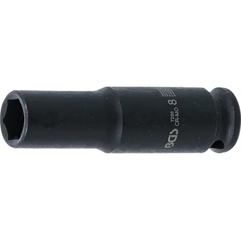 BGS 7268, Silová nástrčná hlavice, šestihranná, prodloužená | 6,3 mm (1/4") | 8 mm