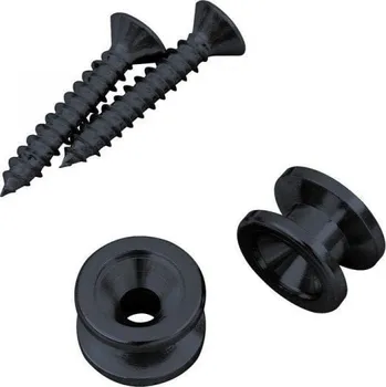 Kytarový popruh D'Addario Planet Waves PWEP 102 Black Strap Lock