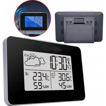 Meteostanice BEZPRZEWODOWA STACJA POGODY TERMOMETR HYGROMETR VENKOVNÍ BAROMETR SENZOR